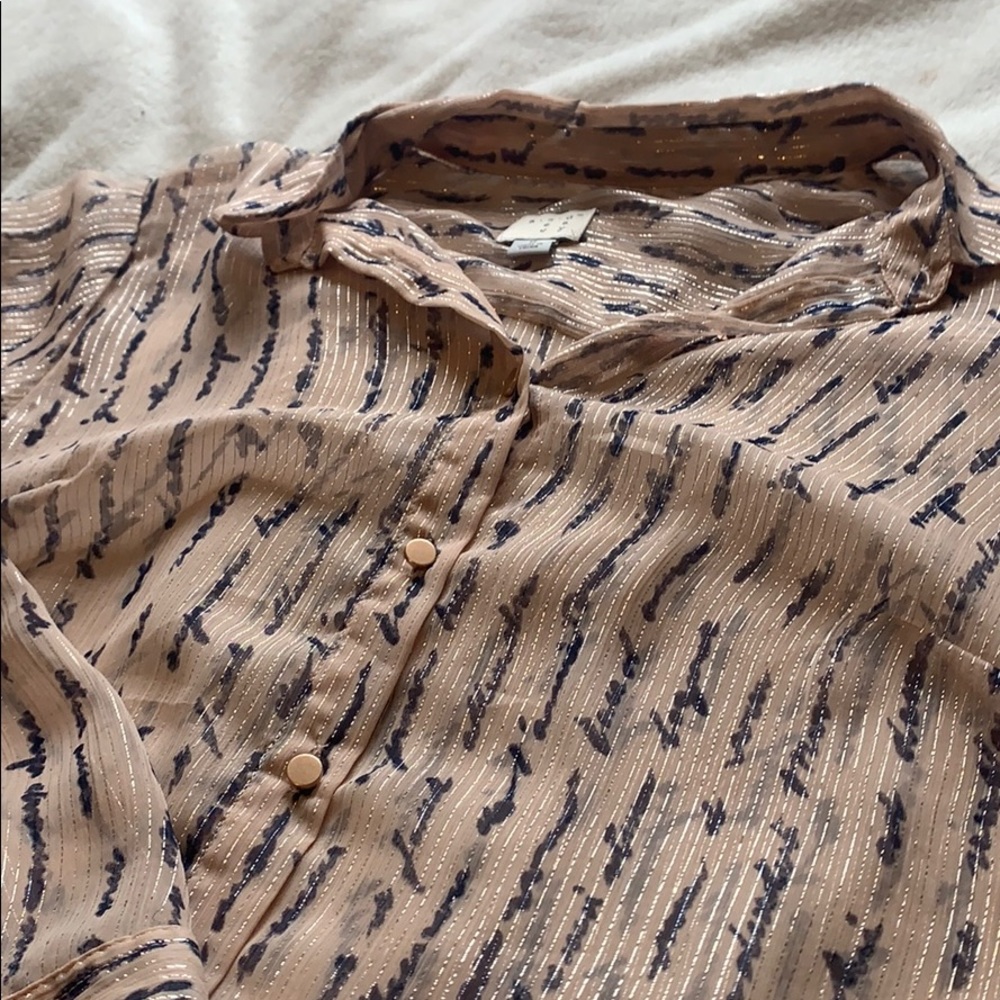Patterned Button Down
